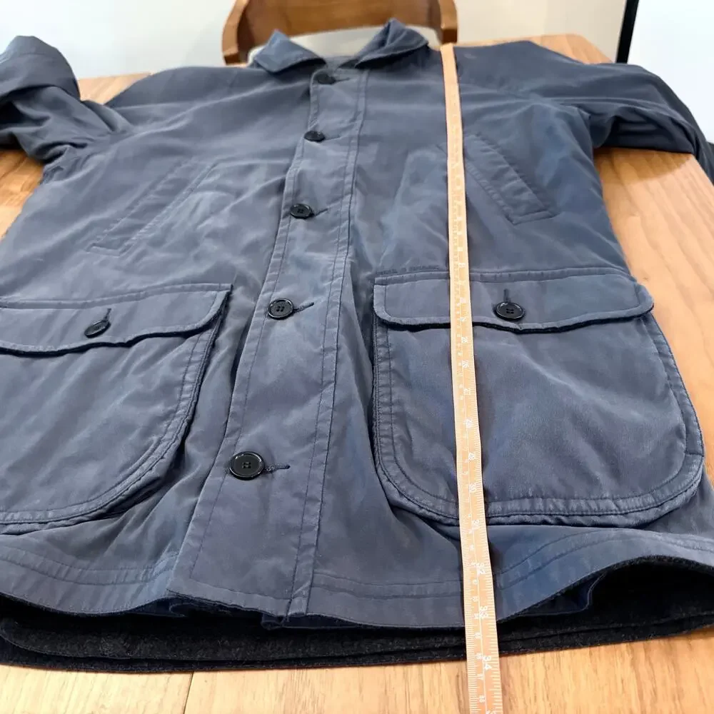 Paul and Shark Jacket Size L Yachting Reversible Gray Wool Alpaca Field Chore